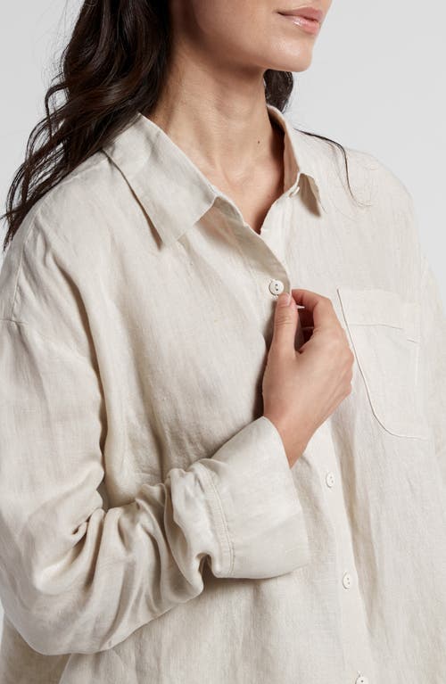 Parachute Linen Shirt In White
