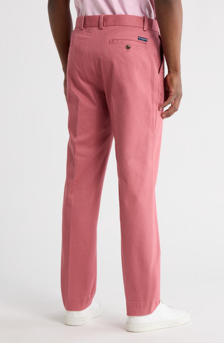 Brooks Brothers Stretch Cotton Twill Pants, Alternate, color, Mauvewood