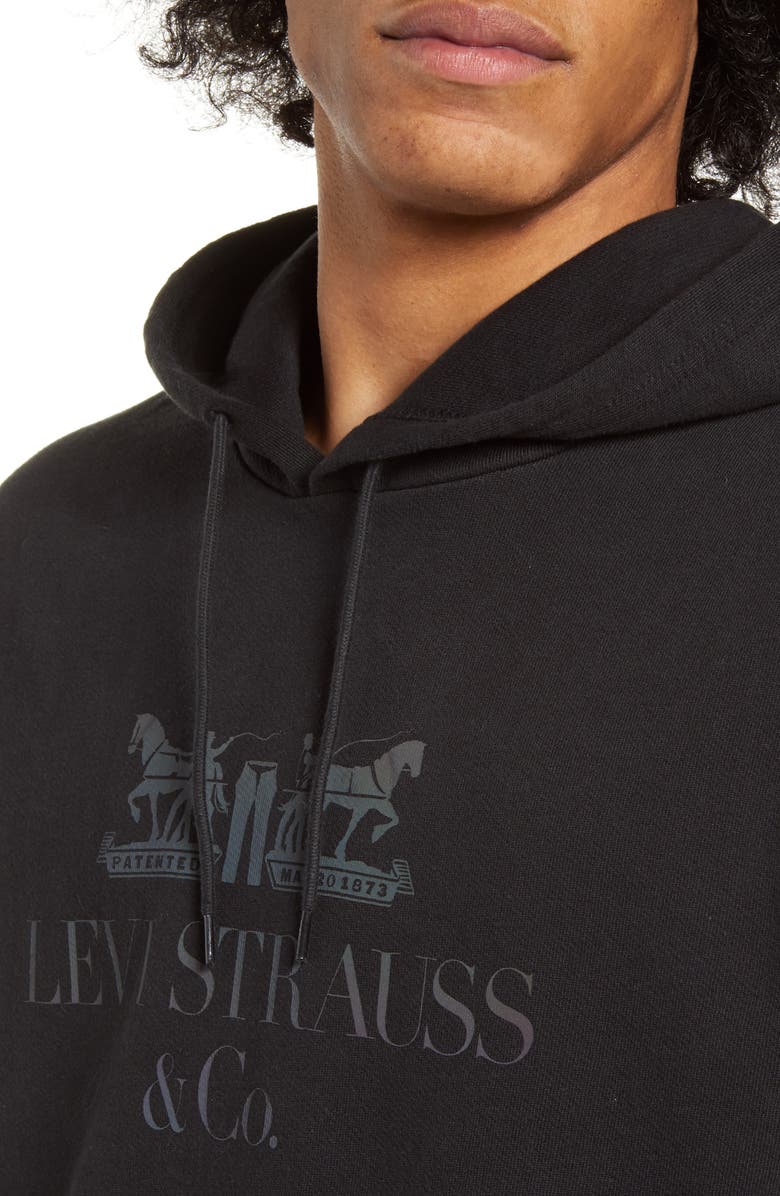 Levi's® Logo Graphic Hooded Sweatshirt | Nordstrom