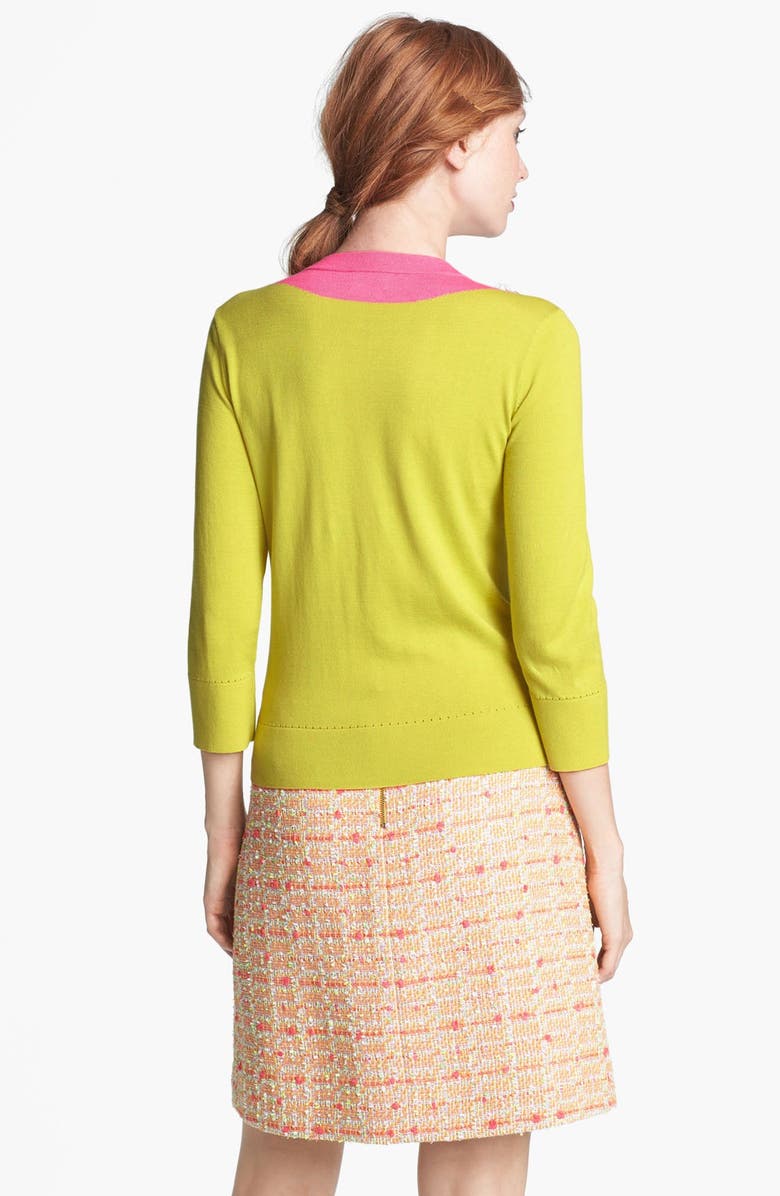 Kate Spade New York 'azalea' embellished cardigan, Alternate, color,