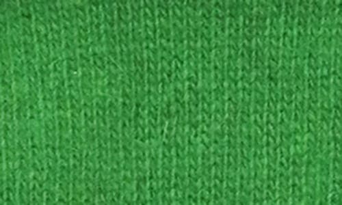 Portolano Wool Blend Gloves With Faux Fur Trim In Green