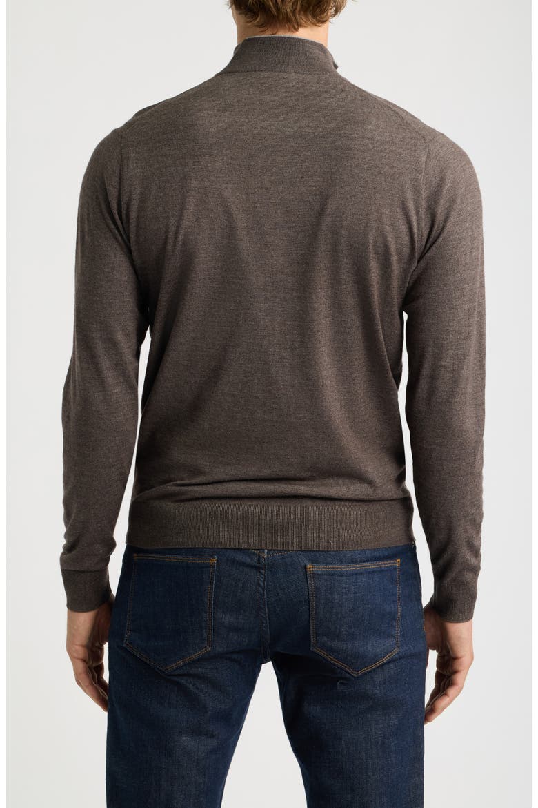 Crown Crafted Excursionist Quarter Zip Sweater, Alternate, color, ASH BROWN