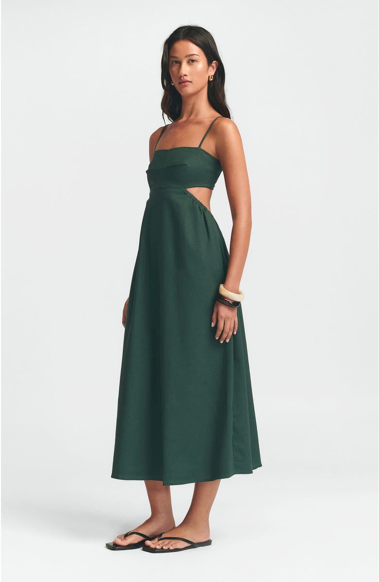 ST MRLO Preston Dress, Alternate, color, Forest Green