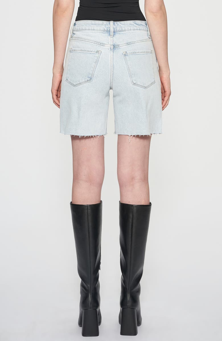 Bayeas Miki High Waist Denim Bermuda Shorts, Alternate, color, Baby Blue