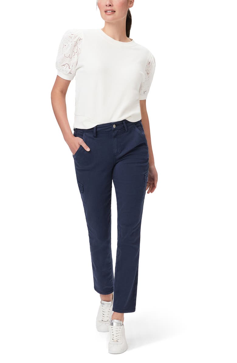 PAIGE Jolie High Waist Ankle Slim Utility Pants, Alternate, color,