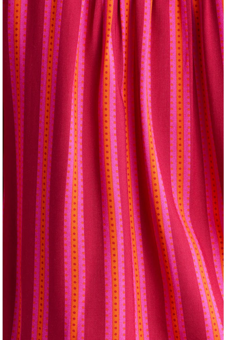 Clarisa Stripe Maxina Top, Alternate, color, FUCHSIA-ORANGE