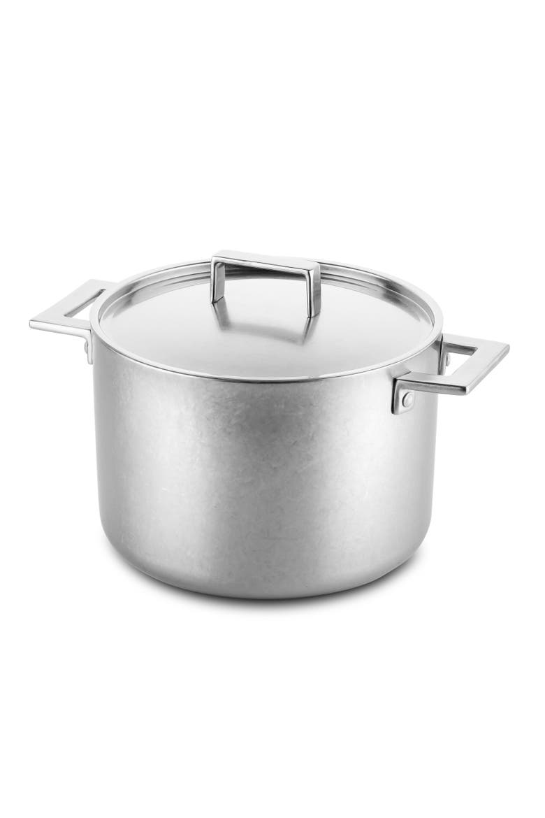 DEEP POT WITH LID CM. 20 ATTIV, Main, color, STAINLESS STEEL