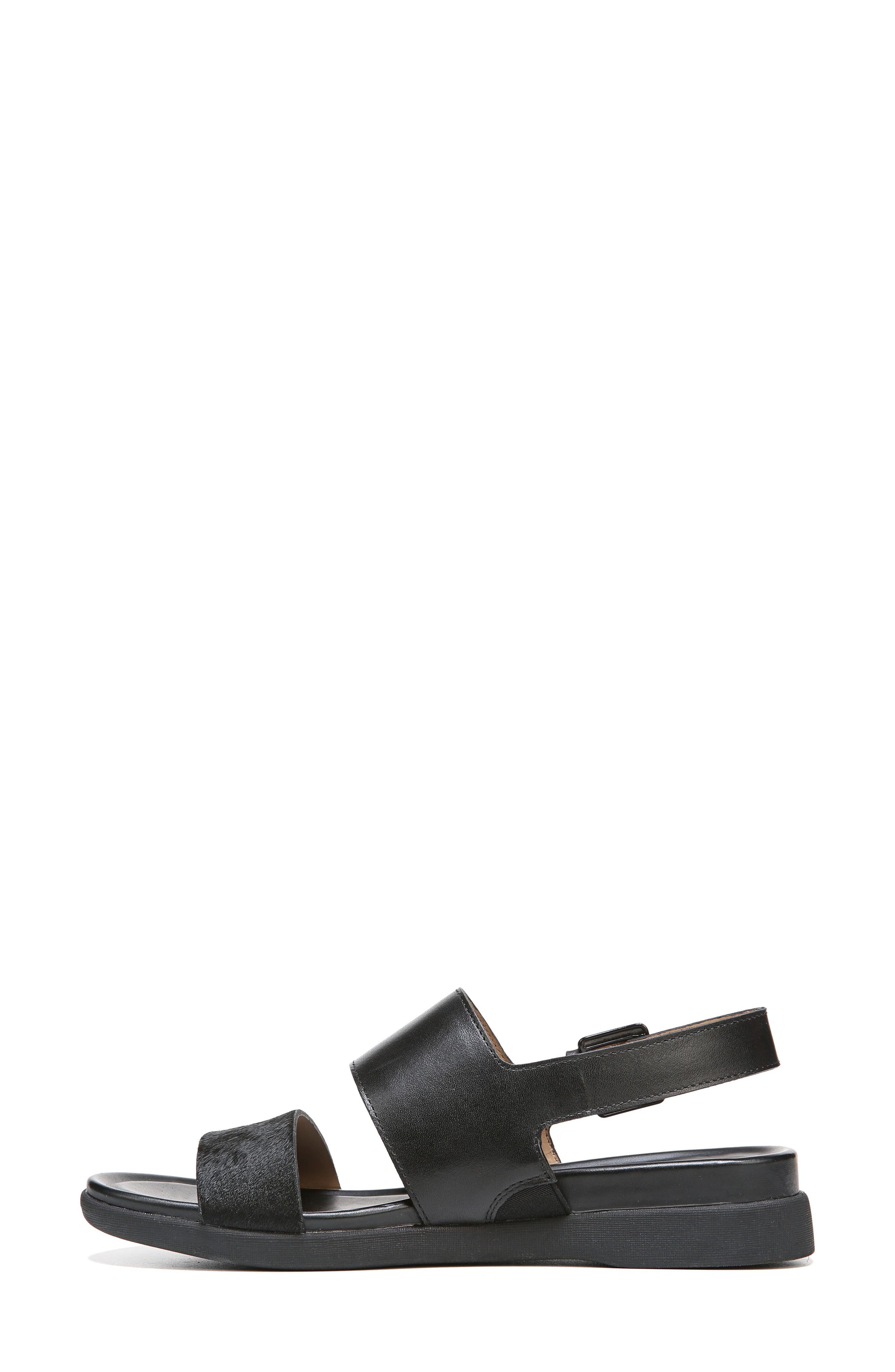 Emory Wedge Sandal, Alternate, color, BLACK LEATHER