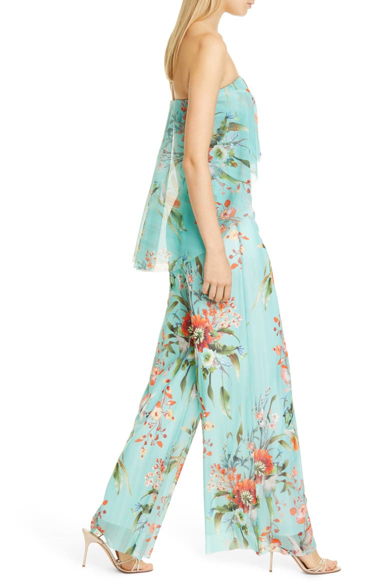 Strapless Wide Leg Jumpsuit, Alternate, color, PASTELLO