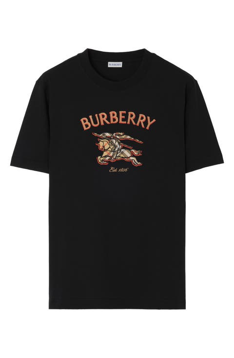 Ryan Embroidered Check EKD Appliqué T-Shirt