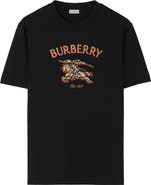 Burberry Ryan Embroidered Check EKD Appliqué T-Shirt