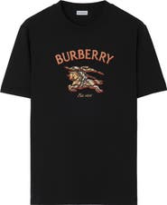 Burberry Ryan Embroidered Check EKD Appliqué T-Shirt