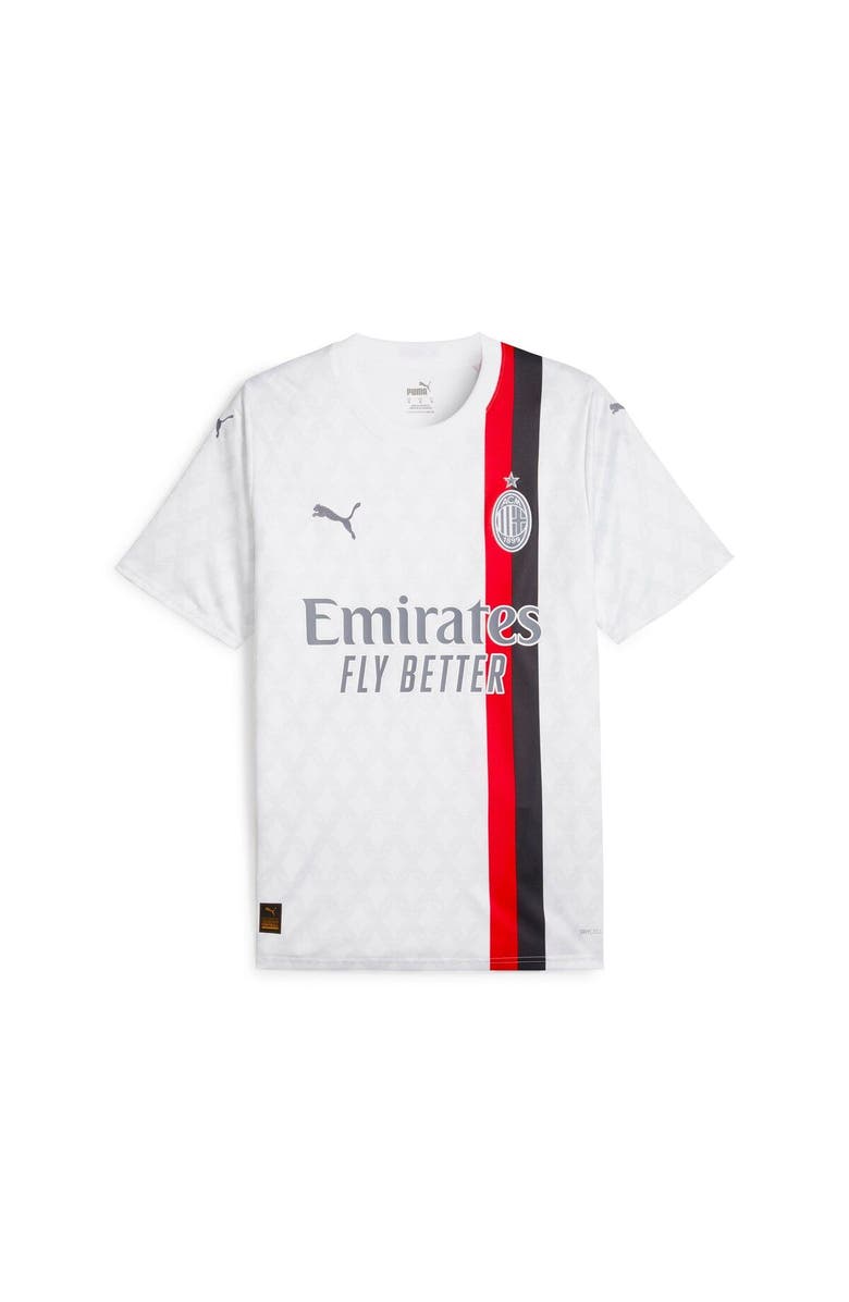 PUMA Men's Puma  White AC Milan 2023/24 Away Replica Jersey, Alternate, color, 