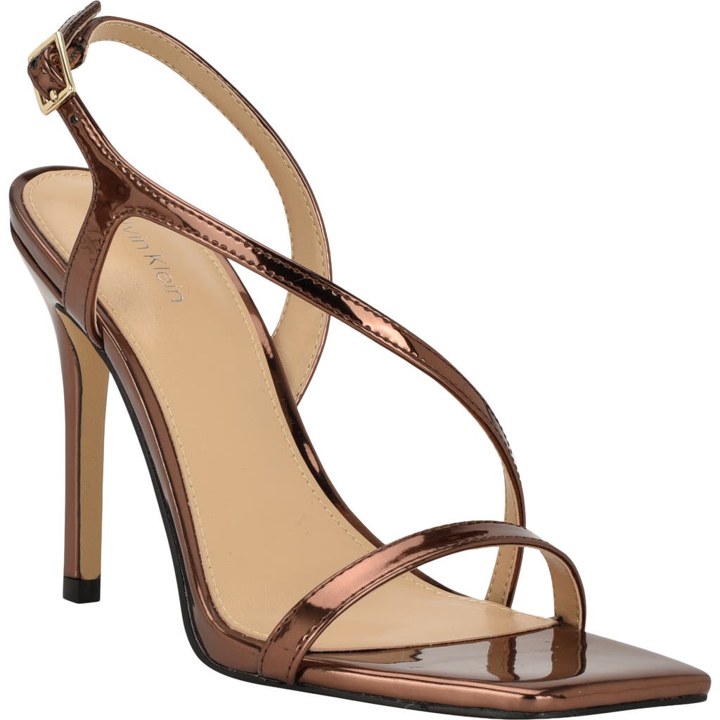 Calvin Klein Tansley Slingback Sandal In Brown