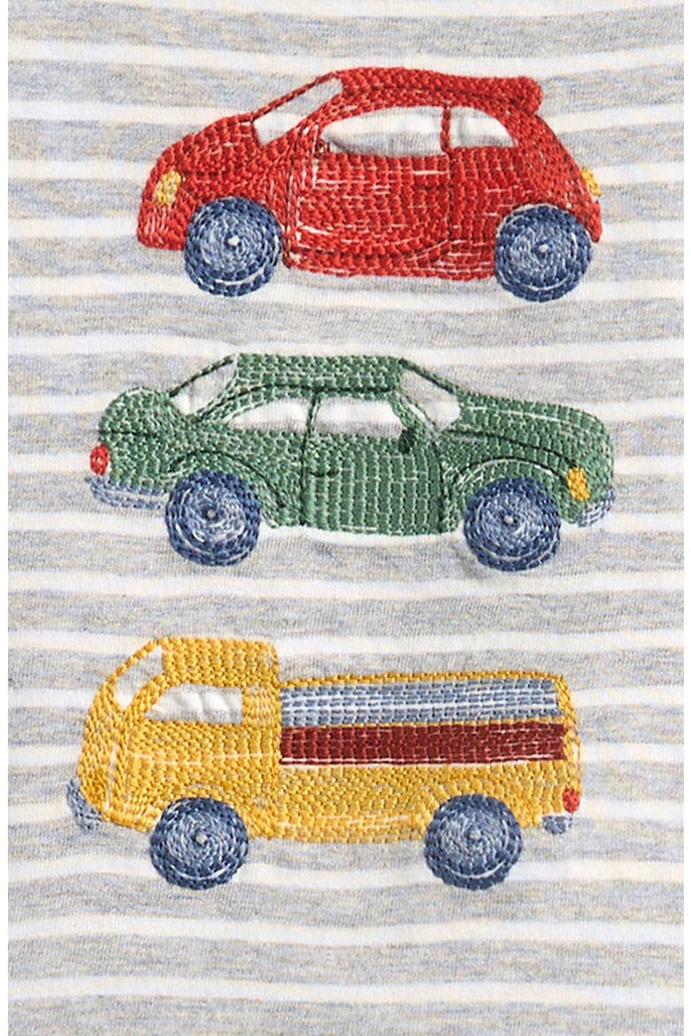 Appliqué Jersey Two-Piece Play Set, Alternate, color, GREEN CARS