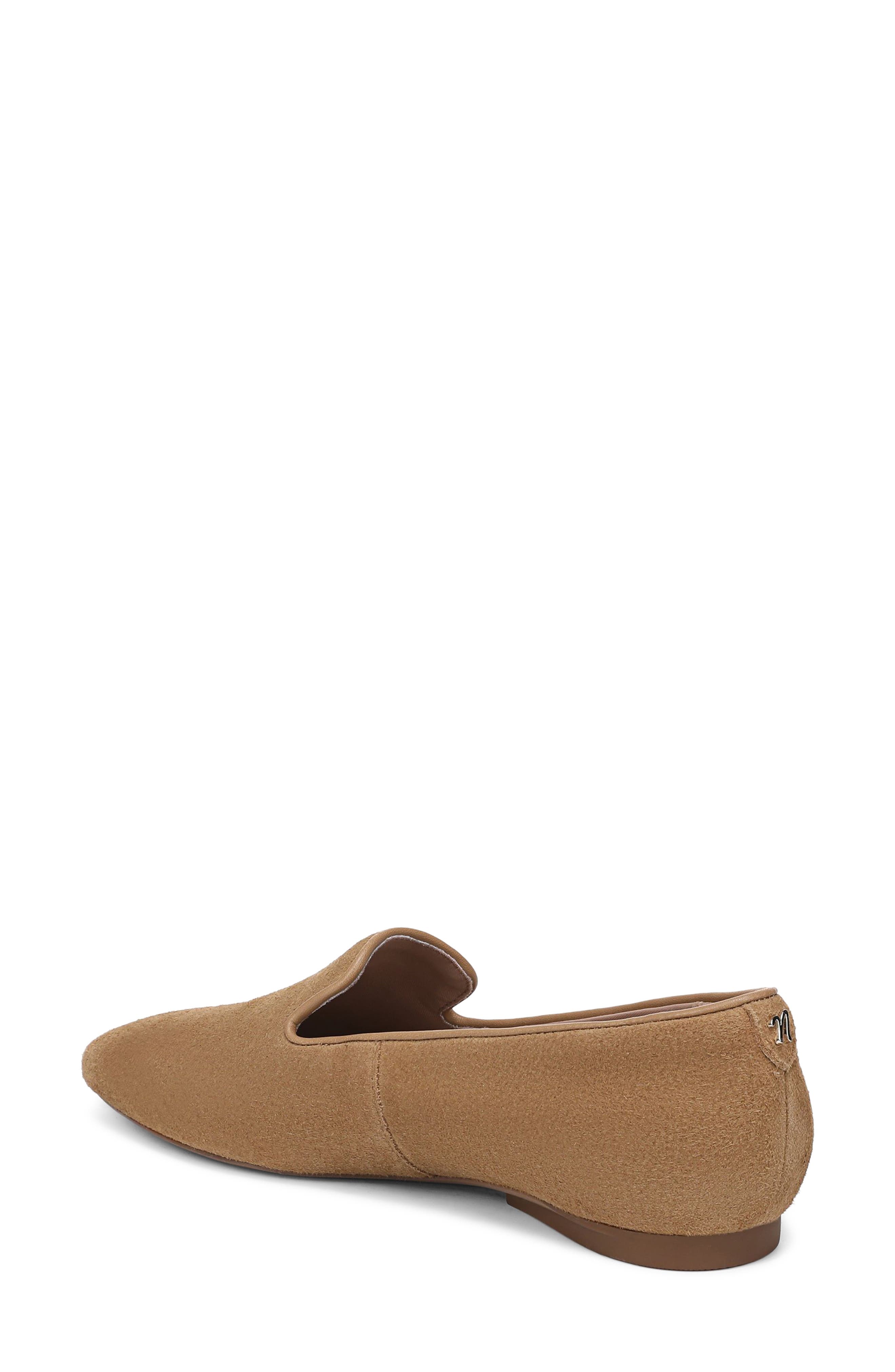 Charm Flat, Alternate, color, TOASTED UMBER SUEDE
