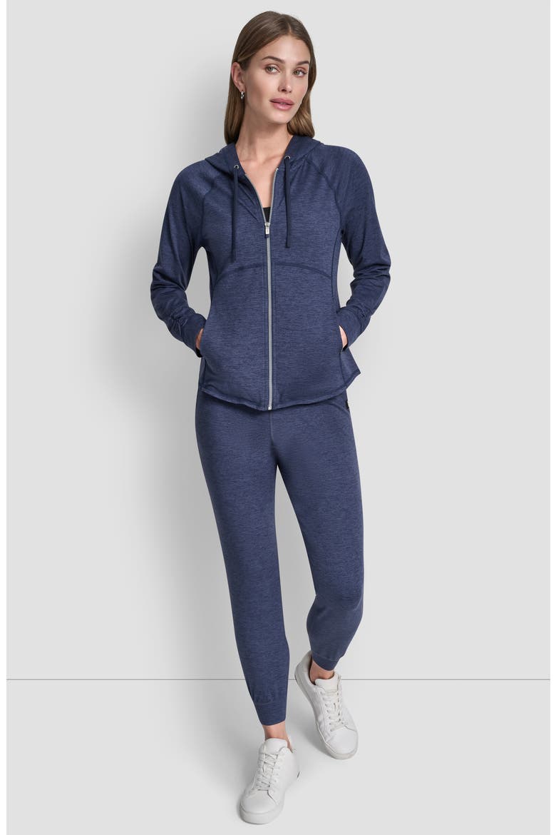 Spacedye Full Zip Hoodie, Alternate, color, PEACOAT SPACEDYE
