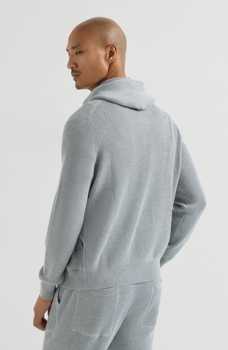 Brunello Cucinelli Knit top, Alternate, color, Grey