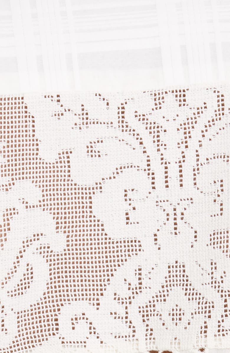 Zimmermann Andie Patchwork Cotton Blend Blouse, Alternate, color, 