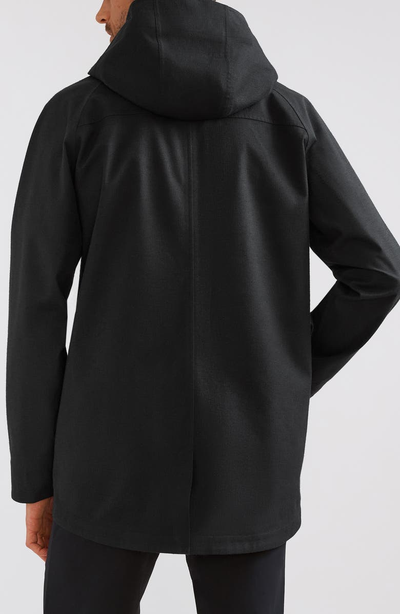 Rhone Commuter Water Resistant Field Coat, Alternate, color, Black