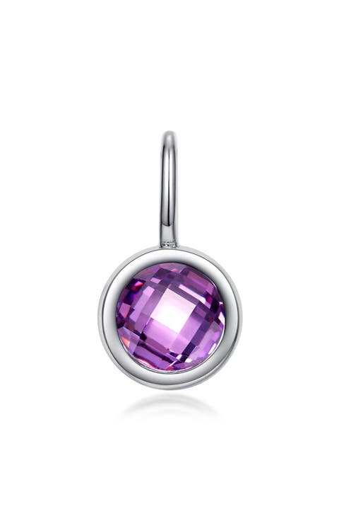 Simulated Birthstone Pendant