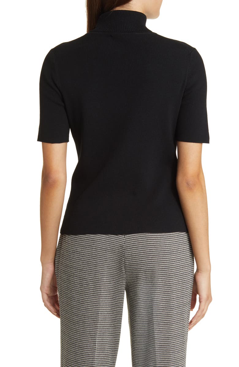 Anne Klein Ribbed Turtleneck Sweater, Alternate, color,