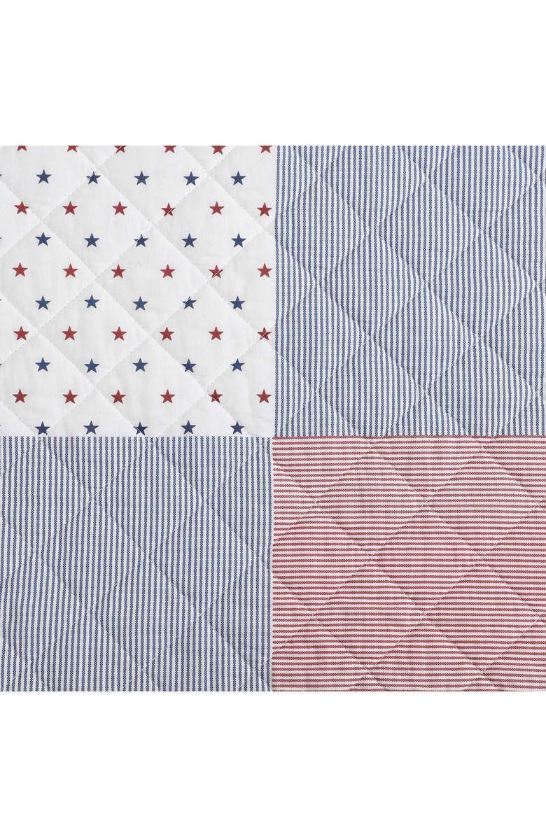 Tommy Hilfiger Ithaca Americana Quilt & Shams Set, Alternate, color, White/Blue/Red