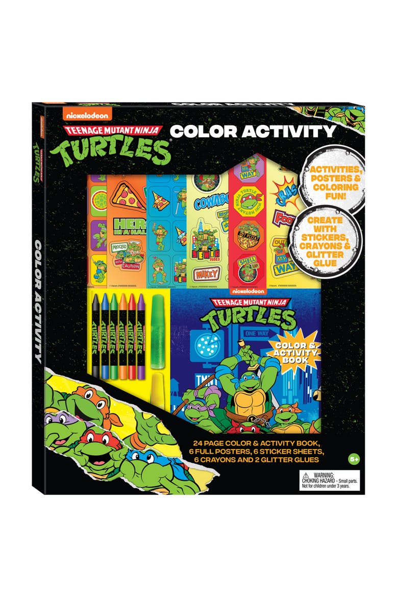 Color Activity Set, Teenage Mutant Ninja Turtles Coloring Book, Kids 5+, Main, color, Multicolored