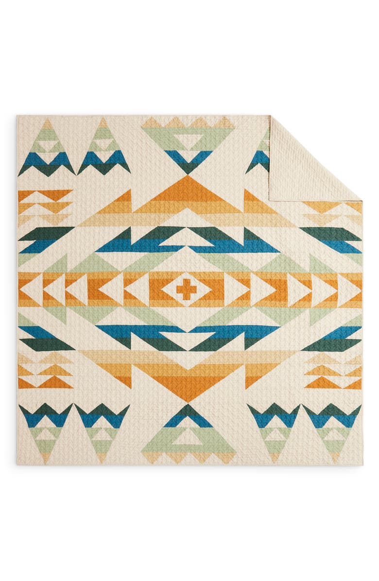 Pendleton Solstice Canyon Quilt & Shams Set, Alternate, color, Tan Multi