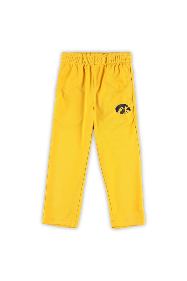 Preschool Black/Gold Iowa Hawkeyes Red Zone Jersey & Pants Set, Alternate, color, Black