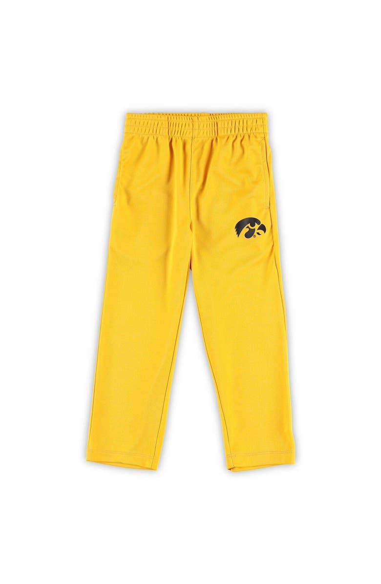 Outerstuff Preschool Black/Gold Iowa Hawkeyes Red Zone Jersey & Pants Set, Alternate, color, Black