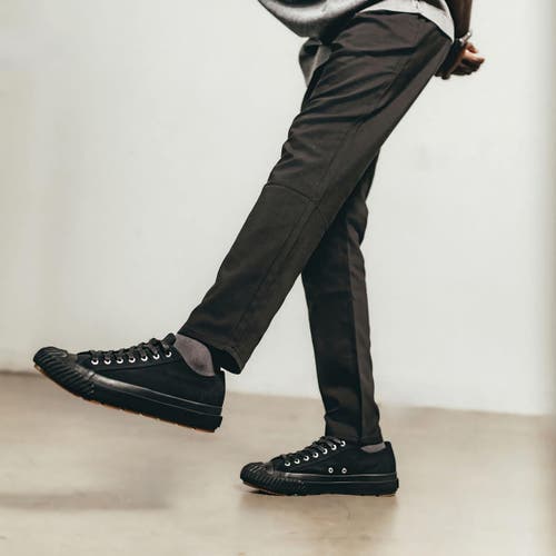 Pf Flyers P.f. Flyers Grounder Low-top Sneaker In Black