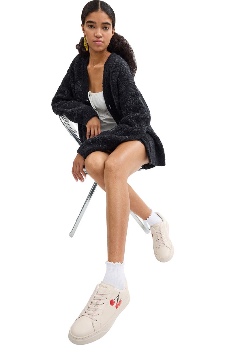 COACH High Line Cherry Print Sneaker, Alternate, color,