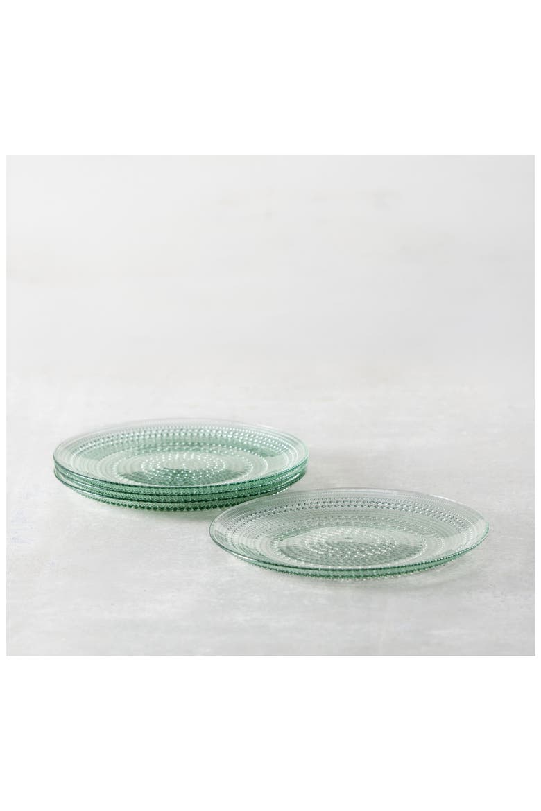 Jupiter Set of 4 Dinner Plates, Alternate, color, SAGE