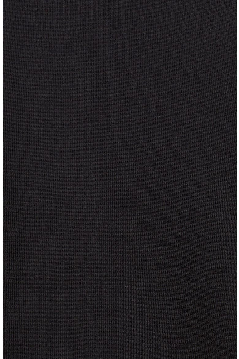 Akris Crop Wool Cardigan, Alternate, color, BLACK