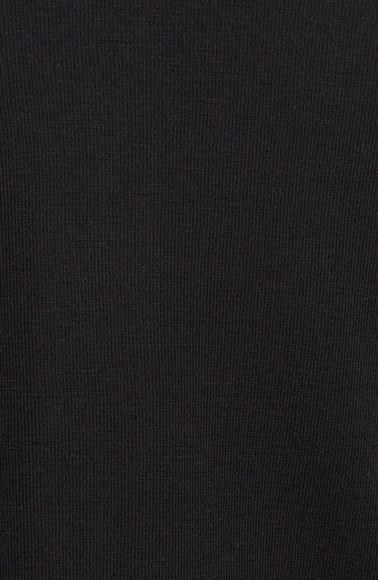 Akris punto Akris Crop Wool Cardigan, Alternate, color, Black