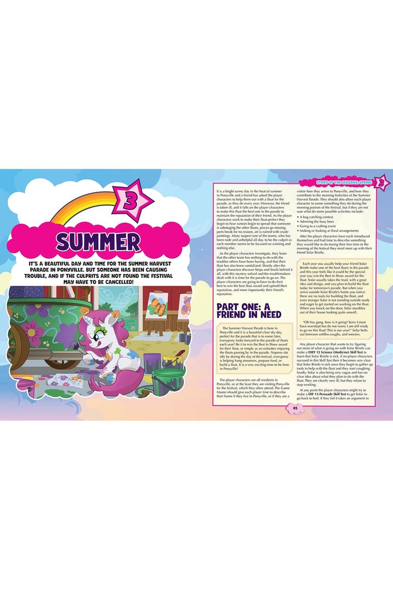 My Little Pony RPG, Story of The Seasons, Expansion Hardcover Book, Alternate, color, Multicolored