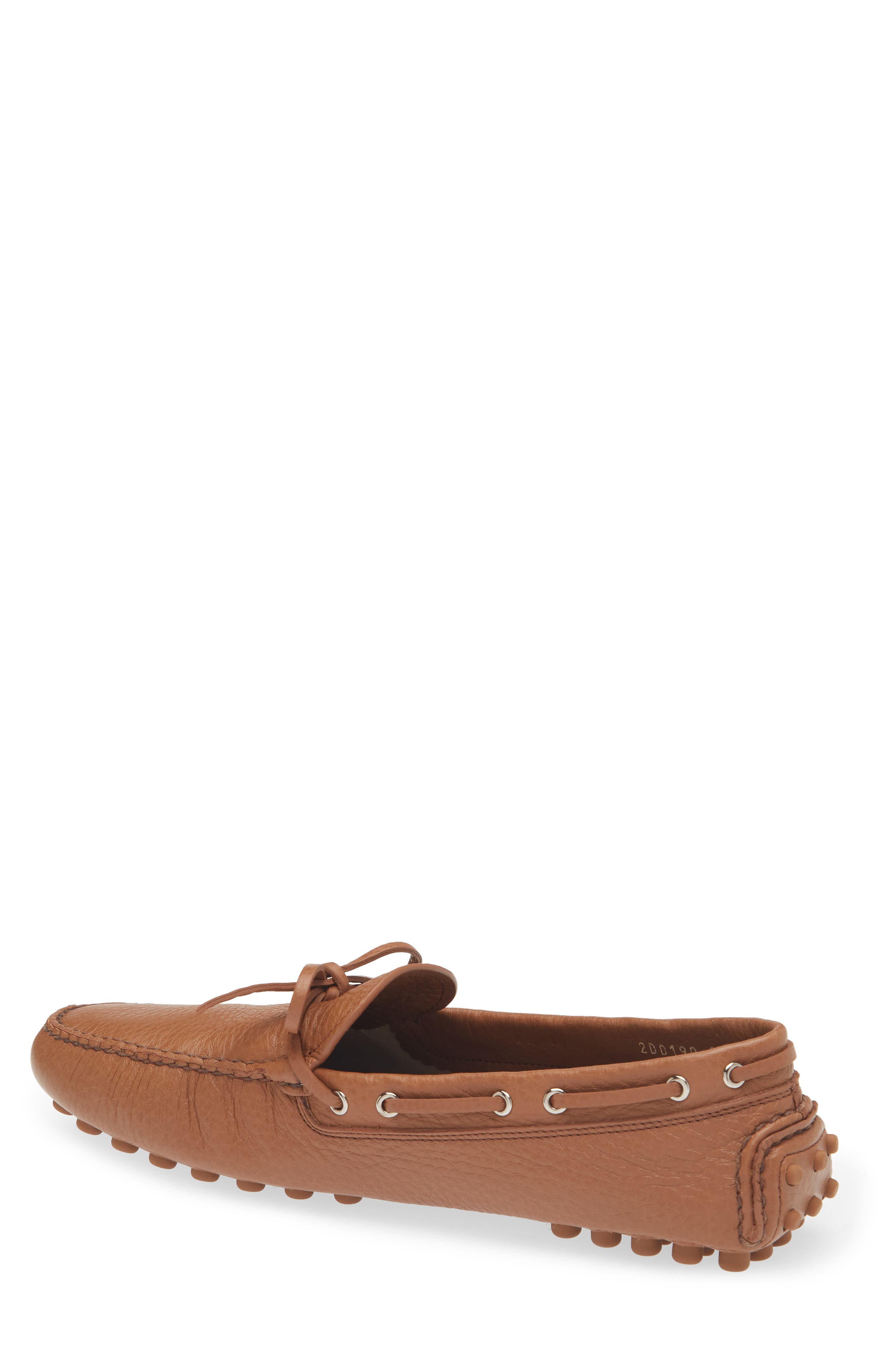 Prada Grid Driving Loafer, Alternate, color, Cognac