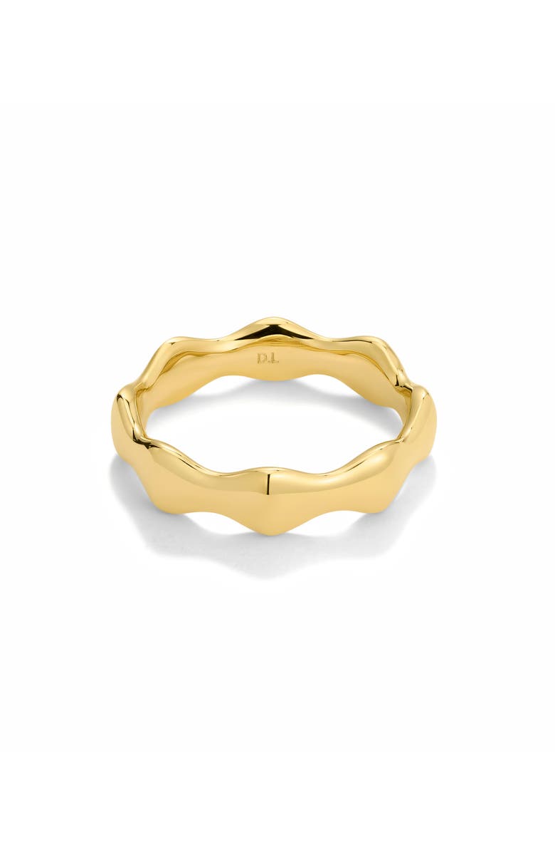 D.LOUISE Bamboo Stacking Band Ring, Main, color, Gold