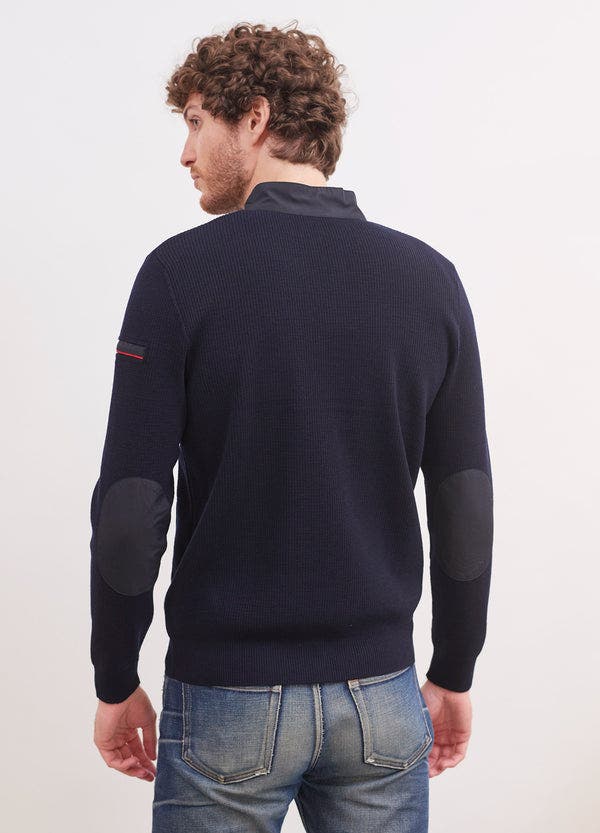 NAVIGATEUR - Comfortable Knit Cardigan with Zip - image 2