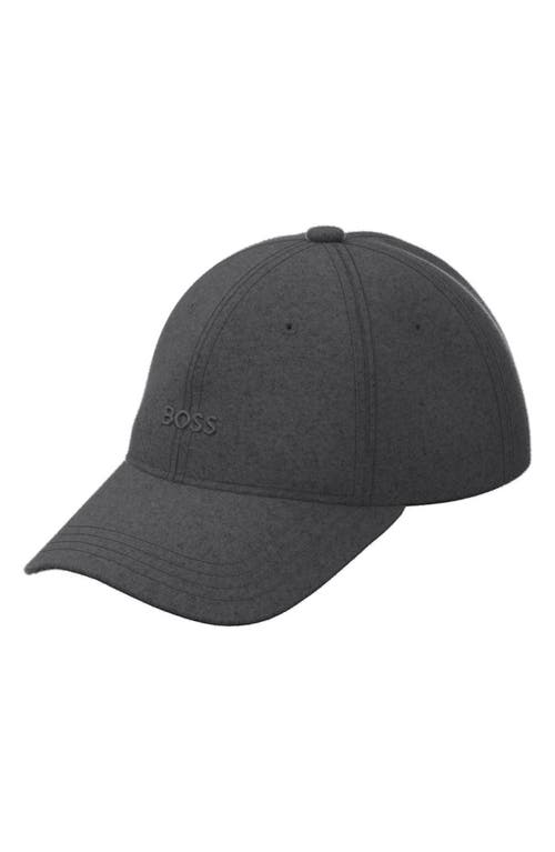 Hugo Boss Boss Derrel Wool Blend Baseball Cap In Gray