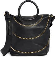 HOBO Maggie Studded Leather Crossbody Bag