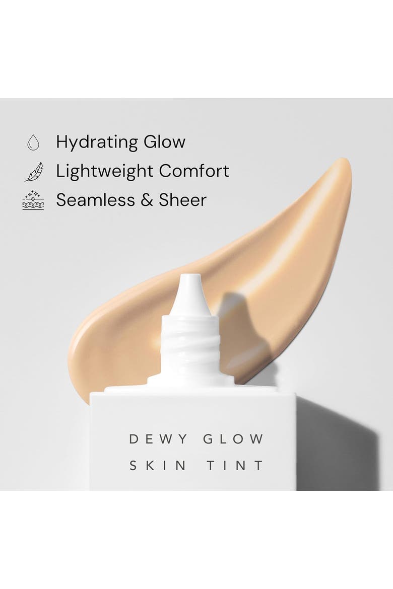 Dewy Glow Skin Tint Honey, Alternate, color, White