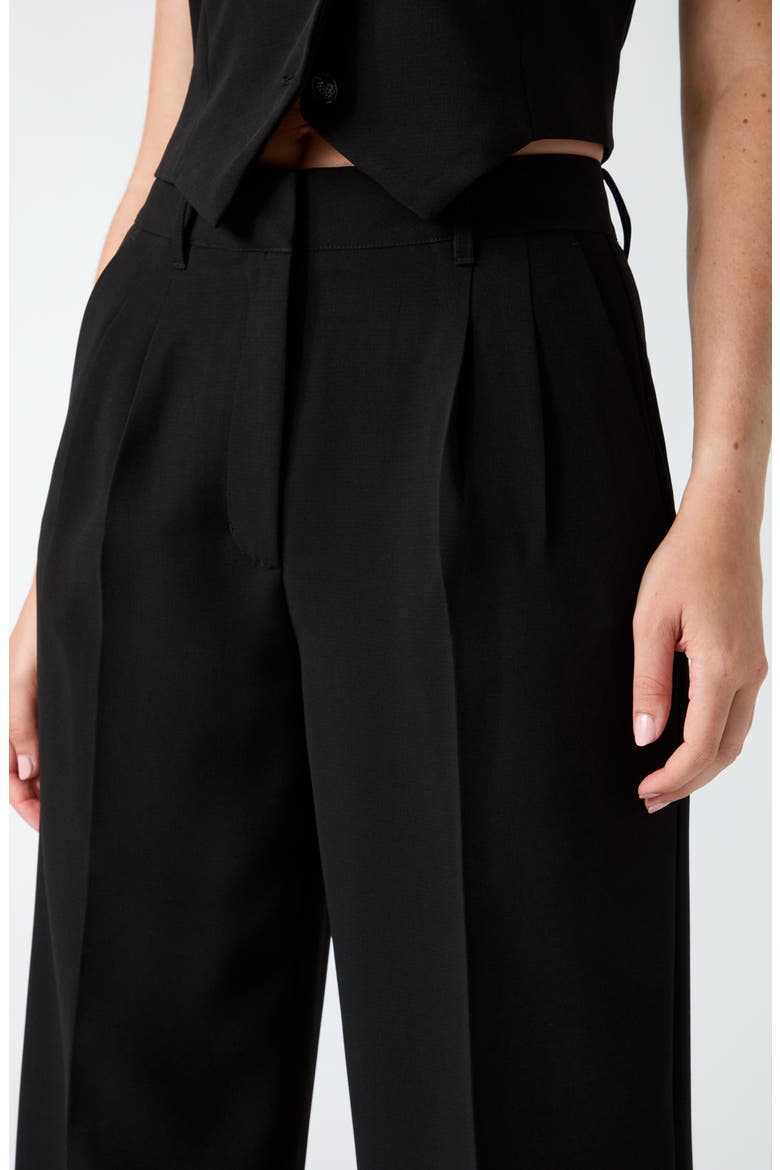 Theoline Perfect Wide Leg Pants, Alternate, color, JBLACK-BLACK