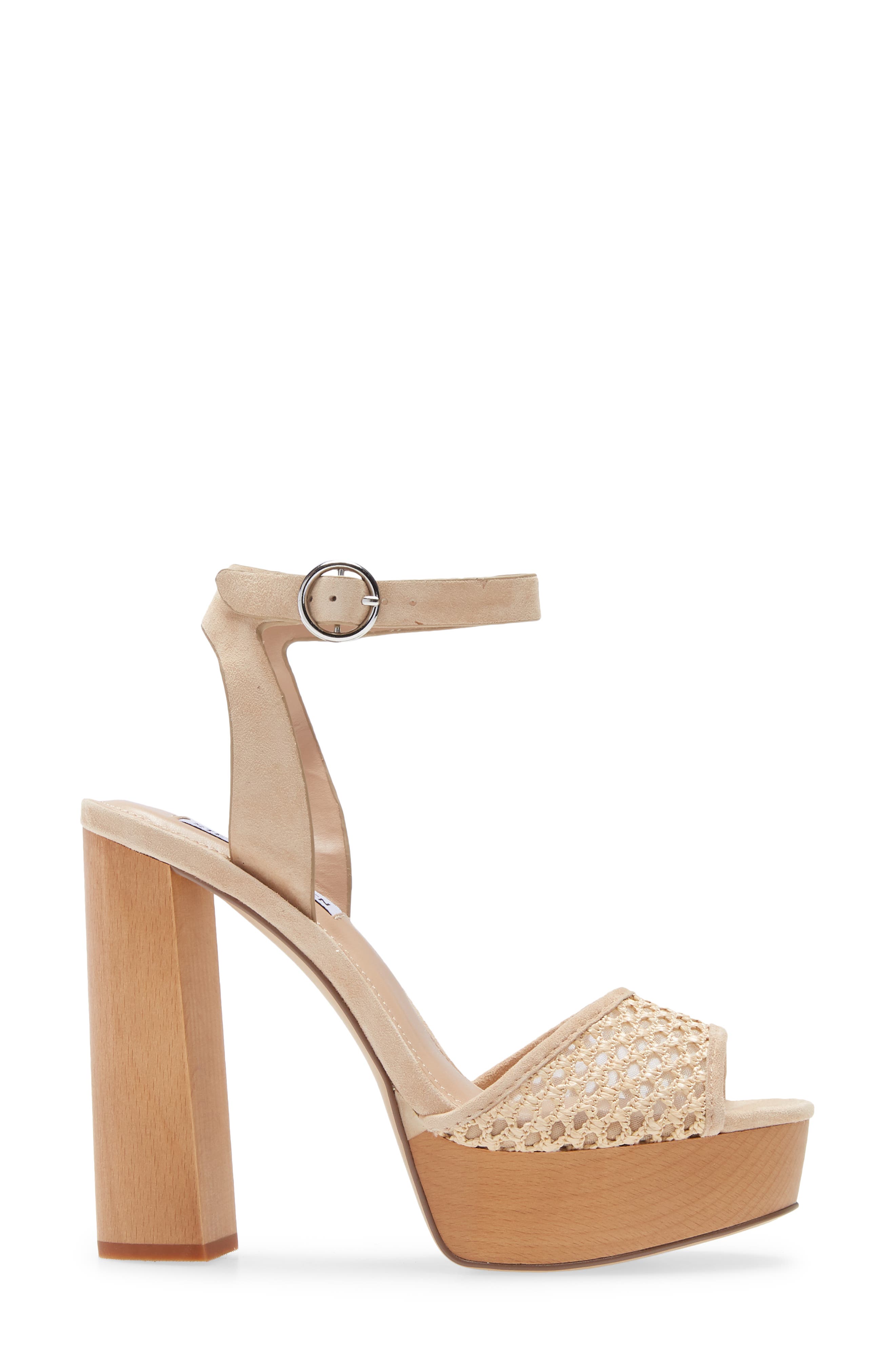 Steve Madden McKinley Platform Block Heel Sandal, Alternate, color, 