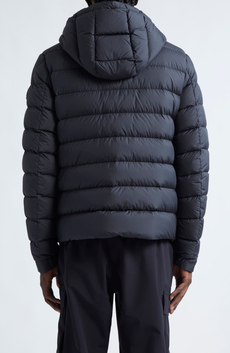 Moncler Arneb Down Puffer Jacket with Removable Hood, Alternate, color, Black