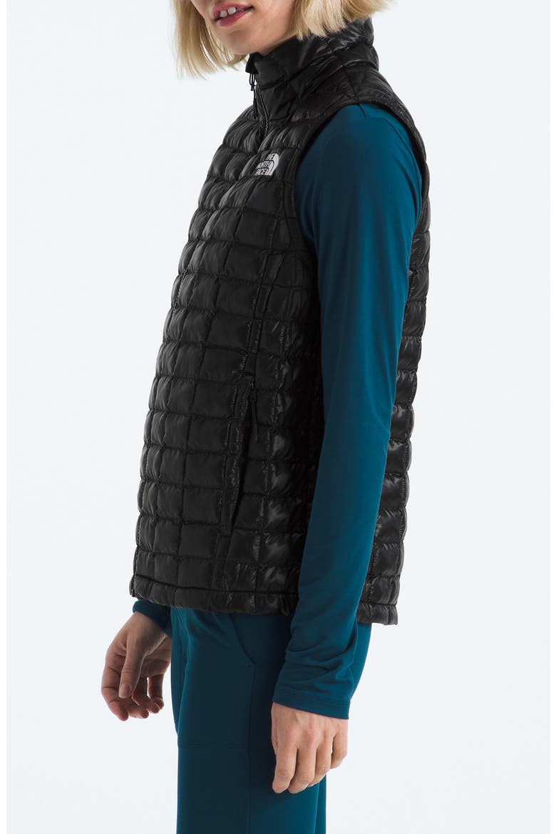 Thermoball Windproof Water Repellent Packable Quilted Vest, Alternate, color, TNF BLACK