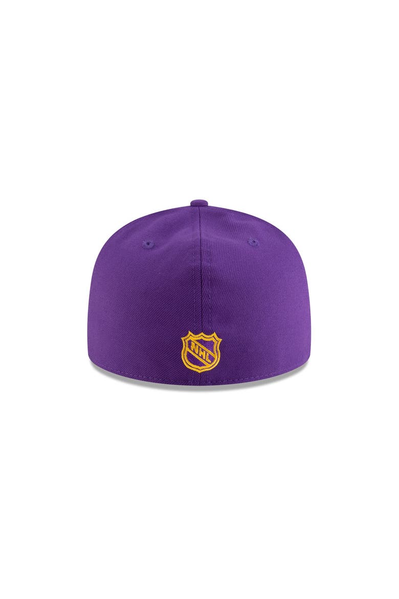 Men's New Era  Purple Los Angeles Kings Vintage Core 59FIFTY Fitted Hat, Alternate, color, Purple