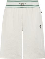 PHILIPP PLEIN Tracksuit Shorts Jacquard Monogram Men