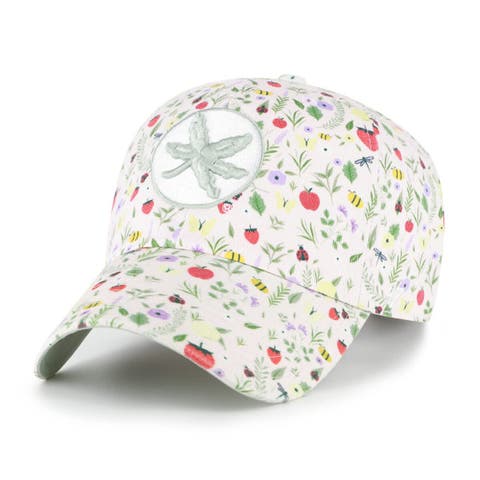 Women's '47  Light Pink Ohio State Buckeyes Posey Clean Up Adjustable Hat
